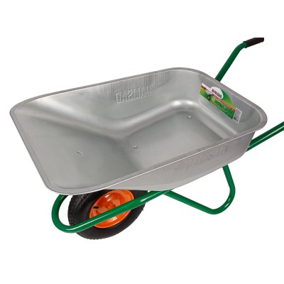 Тачка садово-строительная, усиленная, грузоподъемность 200 кг, объем 90 л Palisad Тачка садово-строительная, усиленная, грузоподъемность 200 кг, объем 90 л Palisad