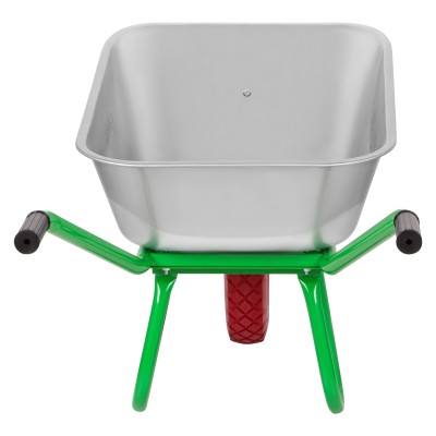 Тачка садово-строительная с PU колесом, грузоподъемность 180 кг, объем 90 л Сибртех Тачка садово-строительная с PU колесом, грузоподъемность 180 кг, объем 90 л Сибртех