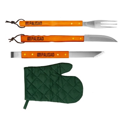Набор приборов для барбекю, 4 предмета в сумке Camping Palisad Набор приборов для барбекю, 4 предмета в сумке Camping Palisad