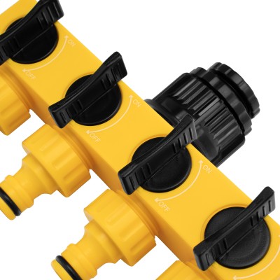 Разветвитель четырёхканальный 1/2"-3/4", регулируемый Sparta Разветвитель четырёхканальный 1/2"-3/4", регулируемый Sparta