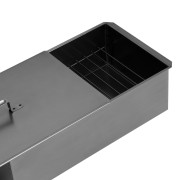 Коптильня двухъярусная 500 x 270 x 175 мм, 0.8 мм, с поддоном, на ножках, Camping Palisad