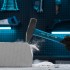 Молоток слесарный, 500 г, квадратный боек, фибергласовая обрезиненная рукоятка Gross Молоток слесарный, 500 г, квадратный боек, фибергласовая обрезиненная рукоятка Gross