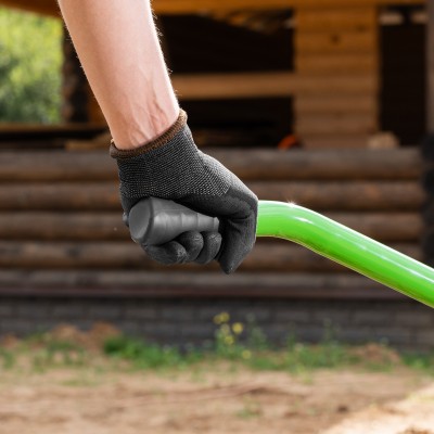 Тачка садово-строительная с PU колесом, грузоподъемность 180 кг, объем 90 л Сибртех Тачка садово-строительная с PU колесом, грузоподъемность 180 кг, объем 90 л Сибртех