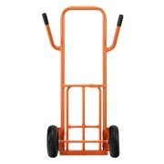 Тележка ручная двухколесная TTP2-01.00.000, грузоподъемность 190 кг, пневматические колеса d 260 мм, платформа 580 х 290 мм Сибртех