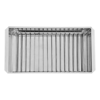 Коптильня двухъярусная 500 x 270 x 175 мм, нержавеющая сталь, 0.8 мм, с поддоном, на ножках, Camping Palisad Коптильня двухъярусная 500 x 270 x 175 мм, нержавеющая сталь, 0.8 мм, с поддоном, на ножках, Camping Palisad