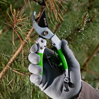 Секатор прямого реза, 180 мм, металлические обрезиненные рукоятки, Palisad Секатор прямого реза, 180 мм, металлические обрезиненные рукоятки, Palisad