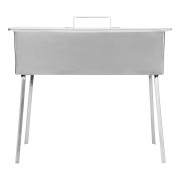 Коптильня двухъярусная 500 x 270 x 175 мм, нержавеющая сталь, 0.8 мм, с поддоном, на ножках, Camping Palisad