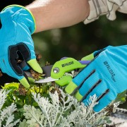 Секатор прямого реза, 210 мм, шестеренный привод, двухкомпонентные рукоятки, Palisad