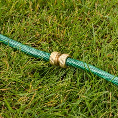 Муфта ремонтная для шланга, 1/2, латунная Palisad Муфта ремонтная для шланга, 1/2, латунная Palisad