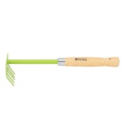 Грабли 5 - зубые, 90 х 330 мм, стальные, деревянная рукоятка, Classic, Palisad