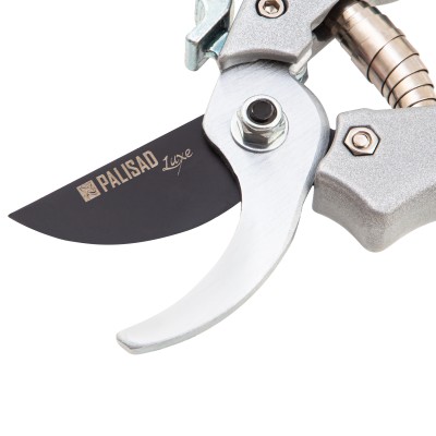 Секатор прямого реза, 205 мм, металлические обрезиненные рукоятки, Luxe, Palisad Секатор прямого реза, 205 мм, металлические обрезиненные рукоятки, Luxe, Palisad