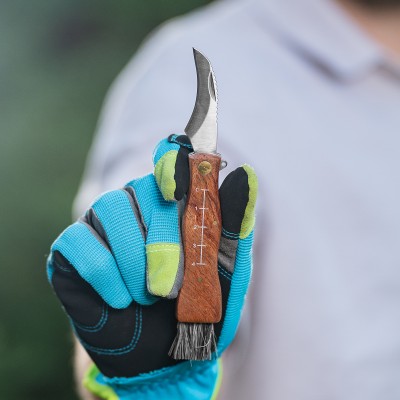 Нож грибника складной, 145 мм, деревянная рукоятка, Palisad Нож грибника складной, 145 мм, деревянная рукоятка, Palisad