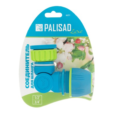 Соединитель с внутренней резьбой 1/2-3/4, с шарниром Palisad Luxe Соединитель с внутренней резьбой 1/2-3/4, с шарниром Palisad Luxe