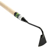 Мотыга стальная, 60 х 80 х 780 мм, узкая, деревянный черенок, Сибртех