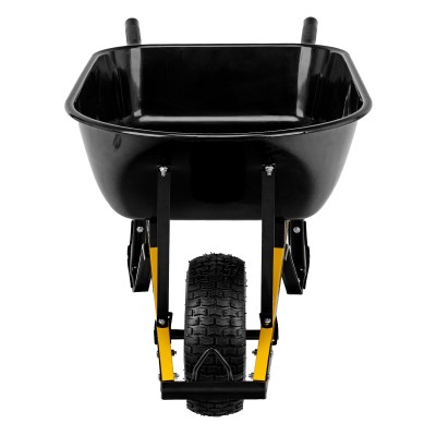 Тачка строительная, усиленная, объем 140 л, 230 кг, колесо 15х6.00-6 Denzel Тачка строительная, усиленная, объем 140 л, 230 кг, колесо 15х6.00-6 Denzel