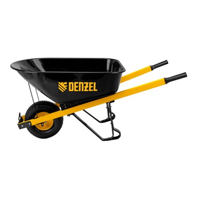 Тачка строительная, усиленная, объем 140 л, 230 кг, колесо 15х6.00-6 Denzel Тачка строительная, усиленная, объем 140 л, 230 кг, колесо 15х6.00-6 Denzel