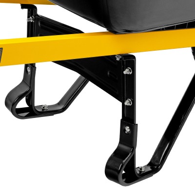 Тачка строительная, усиленная, объем 140 л, 230 кг, колесо 15х6.00-6 Denzel Тачка строительная, усиленная, объем 140 л, 230 кг, колесо 15х6.00-6 Denzel