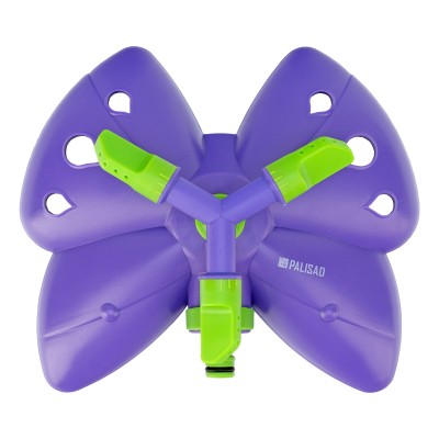 Разбрызгиватель вращающийся Бабочка, 3 лопасти, с регулировкой Palisad Разбрызгиватель вращающийся Бабочка, 3 лопасти, с регулировкой Palisad