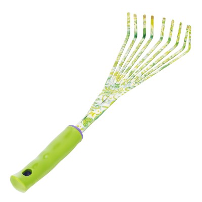 Грабли веерные 9 - зубые, 130 х 415 мм, стальные, пластиковая рукоятка, Flower Green, Palisad Грабли веерные 9 - зубые, 130 х 415 мм, стальные, пластиковая рукоятка, Flower Green, Palisad