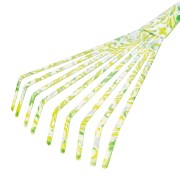 Грабли веерные 9 - зубые, 130 х 415 мм, стальные, пластиковая рукоятка, Flower Green, Palisad