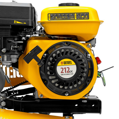 Мотоблок DPT-170SB, 7 л.с., ремен.сцеп, фрез 3х4, ШОМ, без колес, передачи 2В/1Н// Denzel Мотоблок DPT-170SB, 7 л.с., ремен.сцеп, фрез 3х4, ШОМ, без колес, передачи 2В/1Н// Denzel