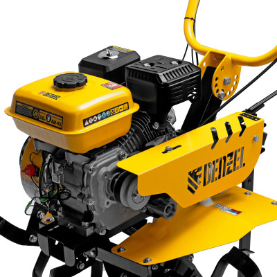 Мотоблок DPT-170SB, 7 л.с., ремен.сцеп, фрез 3х4, ШОМ, без колес, передачи 2В/1Н// Denzel Мотоблок DPT-170SB, 7 л.с., ремен.сцеп, фрез 3х4, ШОМ, без колес, передачи 2В/1Н// Denzel