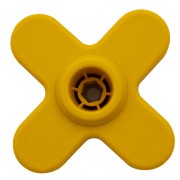 Головка триммерная универсальная гайка М10 х 1.25 левая Denzel