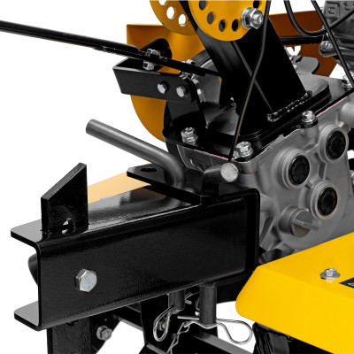 Мотоблок DPT-170SB, 7 л.с., ремен.сцеп, фрез 3х4, ШОМ, без колес, передачи 2В/1Н// Denzel Мотоблок DPT-170SB, 7 л.с., ремен.сцеп, фрез 3х4, ШОМ, без колес, передачи 2В/1Н// Denzel