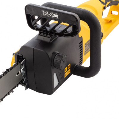Пила цепная электрическая EDS-2200, 2.2 кВт,продольная, шина 45 см, шаг 3/8, паз 1.3 мм, 62 звена Denzel Пила цепная электрическая EDS-2200, 2.2 кВт,продольная, шина 45 см, шаг 3/8, паз 1.3 мм, 62 звена Denzel