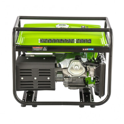 Генератор бензиновый БС-6500, 5.5 кВт, 230В, четырехтактный, 25 л, ручной стартер Сибртех Генератор бензиновый БС-6500, 5.5 кВт, 230В, четырехтактный, 25 л, ручной стартер Сибртех