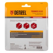 Головка триммерная универсальная алюминий, шайба 8 мм, 10 мм Denzel