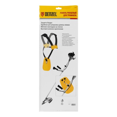 Ремень ранцевый с защитой бедра для бензиновых триммеров Denzel Ремень ранцевый с защитой бедра для бензиновых триммеров Denzel
