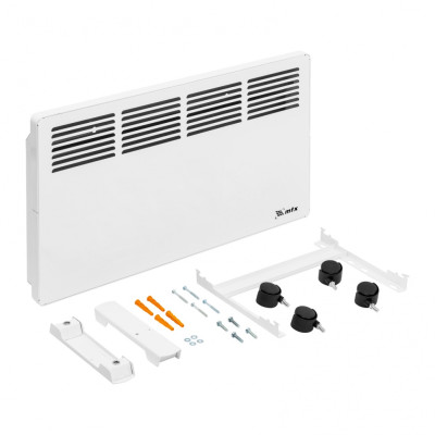 Конвектор электрический КМ-2000.2, 230 В, 2000 Вт, X-образный нагреватель, колеса, термостат // MTX Конвектор электрический КМ-2000.2, 230 В, 2000 Вт, X-образный нагреватель, колеса, термостат // MTX