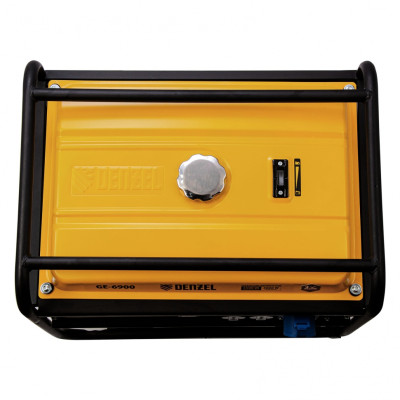 Генератор бензиновый GE 6900, 5.5 кВт, 220 В/50 Гц, 25 л, ручной старт Denzel Генератор бензиновый GE 6900, 5.5 кВт, 220 В/50 Гц, 25 л, ручной старт Denzel