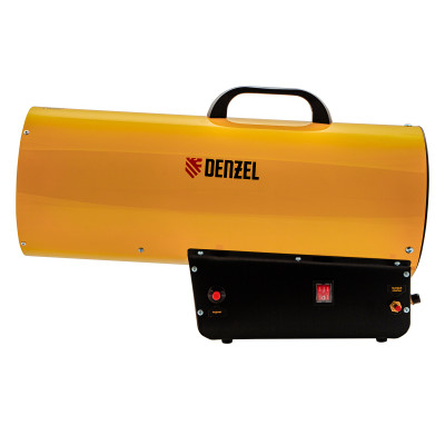 Газовая тепловая пушка GHG-50, 50 кВт, 1400 м3/ч, пропан-бутан Denzel Газовая тепловая пушка GHG-50, 50 кВт, 1400 м3/ч, пропан-бутан Denzel