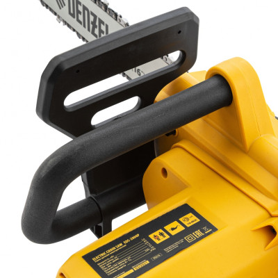 Пила цепная электрическая EDS-2000P, 2 кВт,поперечная, шина 40 см, шаг 3/8, паз 1.3 мм, 57 звеньев Denzel Пила цепная электрическая EDS-2000P, 2 кВт,поперечная, шина 40 см, шаг 3/8, паз 1.3 мм, 57 звеньев Denzel