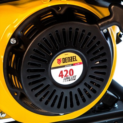 Генератор бензиновый PS 80 E-3, 6.6 кВт, 400 В, 25 л, электростартер Denzel Генератор бензиновый PS 80 E-3, 6.6 кВт, 400 В, 25 л, электростартер Denzel