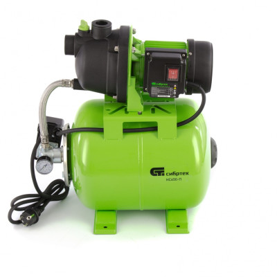 Насосная станция НС650-П, 650 Вт, напор 37 м, 3200 л/ч, ресивер 19 л Сибртех Насосная станция НС650-П, 650 Вт, напор 37 м, 3200 л/ч, ресивер 19 л Сибртех