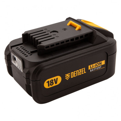 Батарея аккумуляторная IB-18-4.0, Li-Ion, 18 В, 4.0 А/ч Denzel Батарея аккумуляторная IB-18-4.0, Li-Ion, 18 В, 4.0 А/ч Denzel