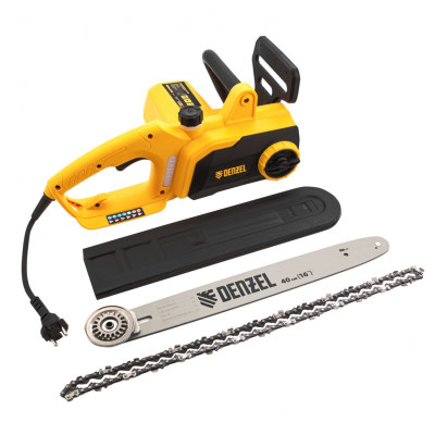 Пила цепная электрическая EDS-1800P, 1.8 кВт,поперечная, шина 40 см, шаг 3/8, паз 1.3 мм, 57 звеньев Denzel Пила цепная электрическая EDS-1800P, 1.8 кВт,поперечная, шина 40 см, шаг 3/8, паз 1.3 мм, 57 звеньев Denzel