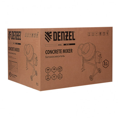 Бетоносмеситель B-125, 550 Вт, 130 л Denzel Бетоносмеситель B-125, 550 Вт, 130 л Denzel