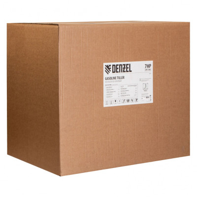 Мотоблок DPT-270X, 7 л.с, дисковое сцепление, ширина 90 см, глубина 35 см, фрез 3 х 4, ВОМ, передачи 2В/1Н Denzel Мотоблок DPT-270X, 7 л.с, дисковое сцепление, ширина 90 см, глубина 35 см, фрез 3 х 4, ВОМ, передачи 2В/1Н Denzel