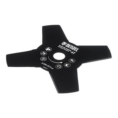 Диск для триммера, 230 х 25.4 мм, толщина 1.6 мм, 4 лезвия Denzel Диск для триммера, 230 х 25.4 мм, толщина 1.6 мм, 4 лезвия Denzel