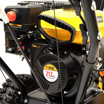 Бензиновая снегоуборочная машина SBM 610, 212 cc, ручной старт, фара Denzel Бензиновая снегоуборочная машина SBM 610, 212 cc, ручной старт, фара Denzel