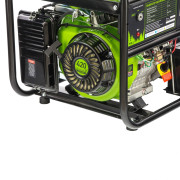 Генератор бензиновый БС-8000Э, 6,6 кВт, 230В, четырехтактный, 25 л, электростартер Сибртех