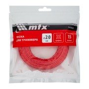 Леска для триммера витой квадрат 2,0 мм х 15 м MTX