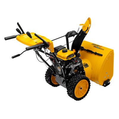 Бензиновая снегоуборочная машина SBM 610S PRO, 212 cc, электростартер, фара, обогрев Denzel Бензиновая снегоуборочная машина SBM 610S PRO, 212 cc, электростартер, фара, обогрев Denzel