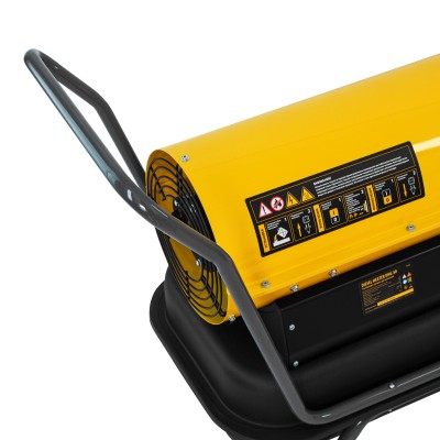 Дизельная тепловая пушка DHG-50, 50 кВт, 1100 м3/ч, прямой нагрев Denzel Дизельная тепловая пушка DHG-50, 50 кВт, 1100 м3/ч, прямой нагрев Denzel