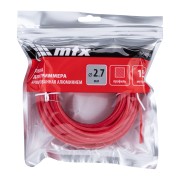 Леска для триммера армированная алюминием квадрат 2,7 мм х 15 м MTX