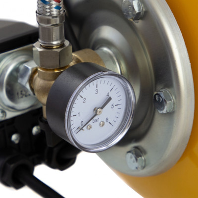 Насосная станция PS800X, 800 Вт, 3200 л/ч, ресивер 24 л, подъем 38 м, нержавейка Denzel Насосная станция PS800X, 800 Вт, 3200 л/ч, ресивер 24 л, подъем 38 м, нержавейка Denzel